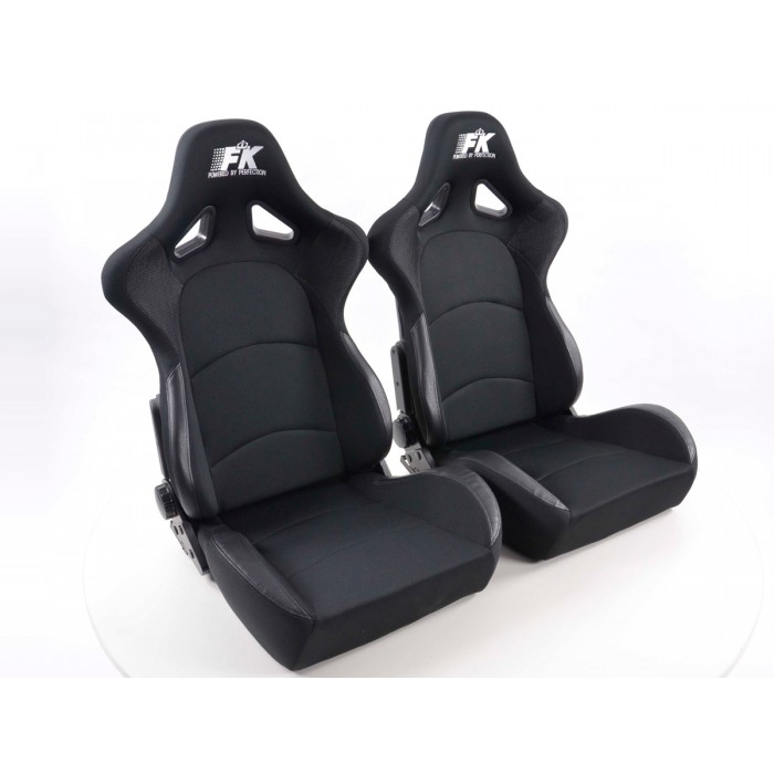 Слика на Спортски седишта комплет 2 бр. Control со подгрев и масажер FK Automotive FKRSE401-1/401-2-M за  Audi A4 Convertible (8H, 8E, B7) 3.2 FSI - 255 kоњи бензин