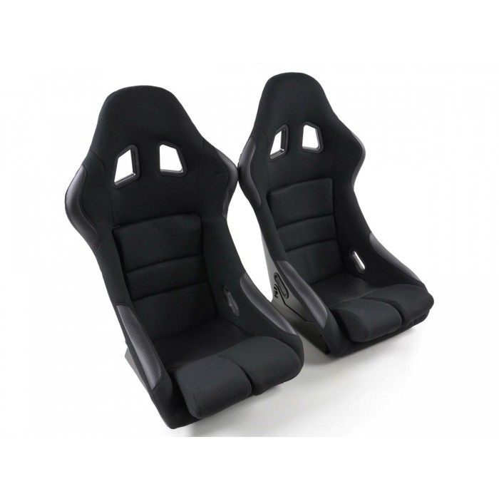 Слика на Спортски седишта комплет 2 бр. Edition 2 црни FK Automotive DP019 за  BMW 3 Cabrio E30 325 i - 170 kоњи бензин