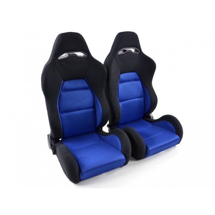 Слика на Спортски седишта комплет 2 бр. Edition 3 плави/црни FK Automotive DP029 за  мотор Aprilia Pegaso 650 I.E. (RW) - 34 kоњи бензин