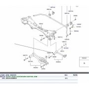 Слика  на тампон раме KOREA J50537OEM