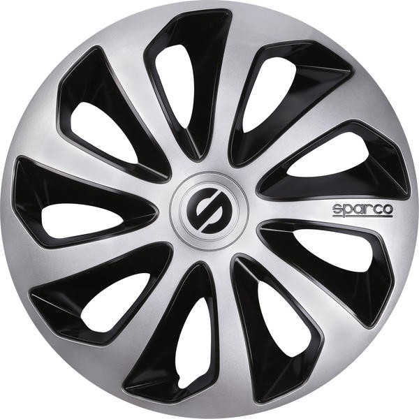 Слика на Тасове SICILIA 15 сребрени/црни SPARCO SPC1573SVBK за  Nissan Sunny Estate (B12) 1.6 i 4x4 (A) - 73 kоњи бензин