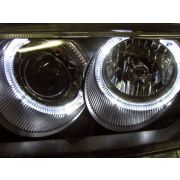 Слика  на Тунинг фарови Angel Eyes BMW E39 (1995-2000) - црни AP SWB07DB