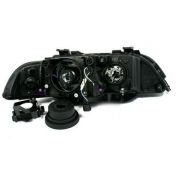 Слика  на Тунинг фарови Angel Eyes BMW E39 (1995-2000) - црни AP SWB07DBHID