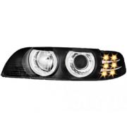 Слика  на Тунинг фарови Angel Eyes BMW E39 (95-00) - црни AP SWB07DLB