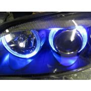 Слика  на Тунинг фарови за BMW E36 Angel Eyes (1991-2000) 4d sedan - хром AP SWB04D