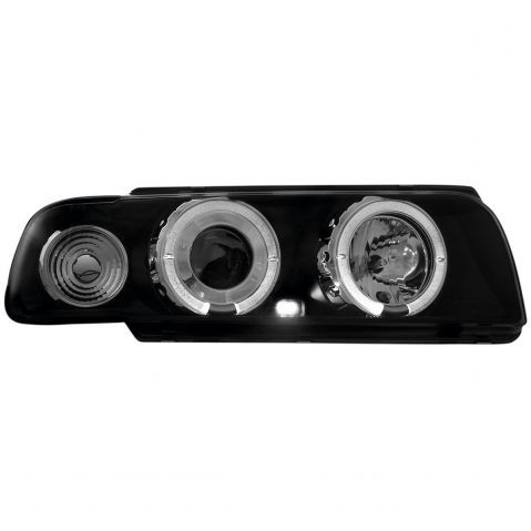 Слика на Тунинг фарови Angel Eyes BMW E38 (1994-1998) - црни AP SWB09XB за  BMW 7 Series F 730 d - 211 kоњи дизел