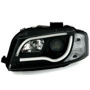 Слика на Тунинг фарови Lightbar Design за Audi А3 (2003-2008) - црни AP SWA11SLGXB