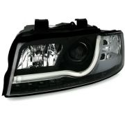 Слика на Тунинг фарови за Audi A4 B6 Lightbar Design (2001-2004) - црни AP SWA04SLGXB