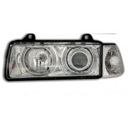 Слика на Тунинг фарови за BMW E36 Angel Eyes (1991-2000) 4d sedan - хром AP SWB04D