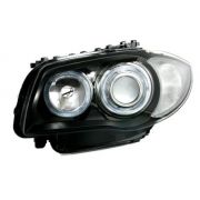 Слика на Тунинг фарови за BMW E87 Angel Eyes (2004-2007) - црни AP SWB14DB